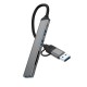 Rixus RXHU05 USB Type C 2-1 Hub Multiport Adapter