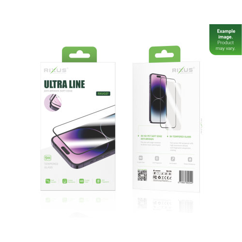 Rixus For iPhone 14 Pro Max Tempered Glass Ultra Thin