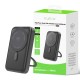 Rixus RXPB71B MagSafe Powerbank 10.000mAh With Foldable Stand Black