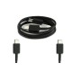 USB Type-C to Type-C Data Cable Black 100CM Retail Box