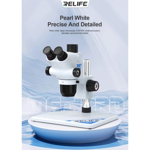 RELIFE RL-M6T Pro-B11 Trinocular Microscope With 0.5 CTV Interface White