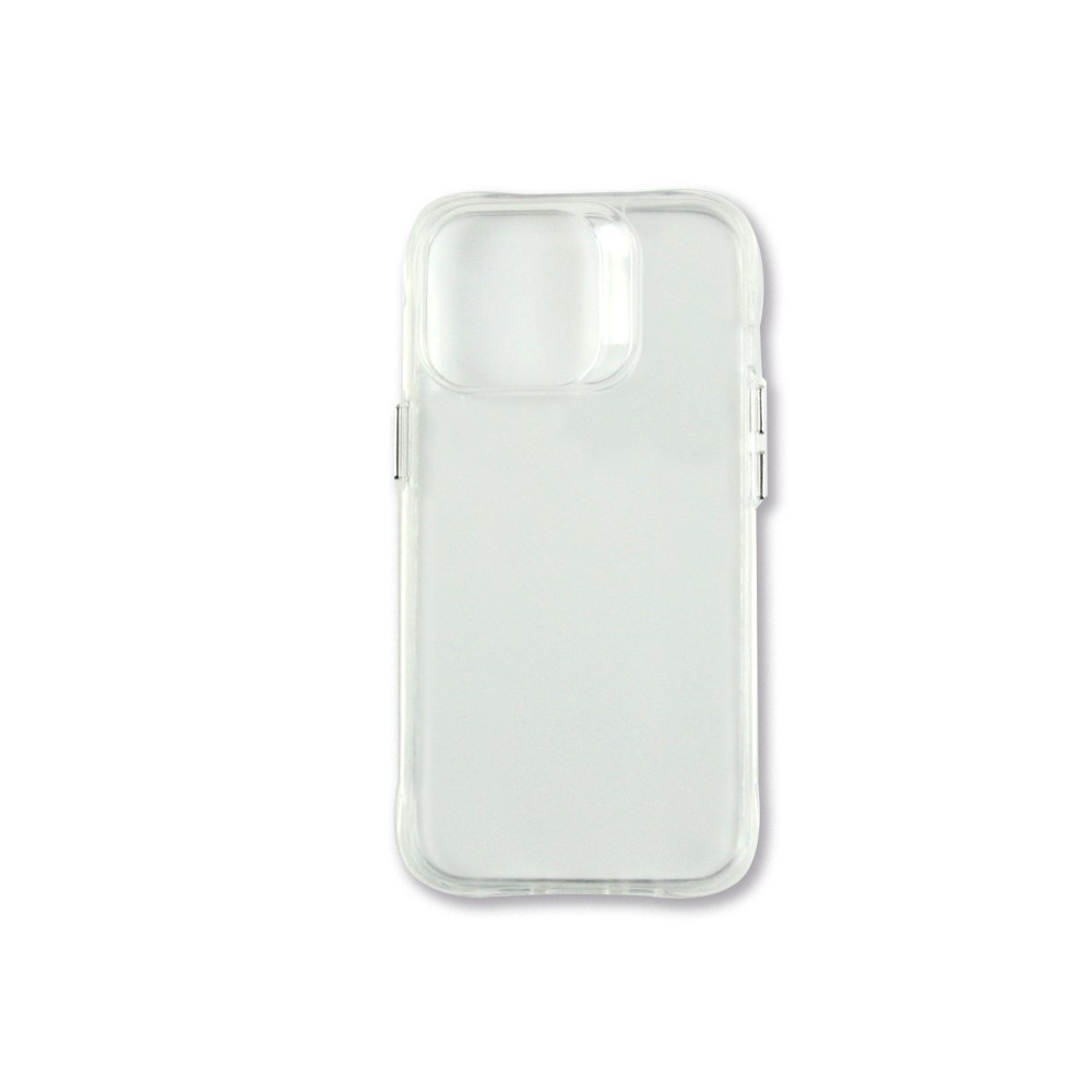 Rixus For iPhone 13 Pro Anti-Burst Case Transparent