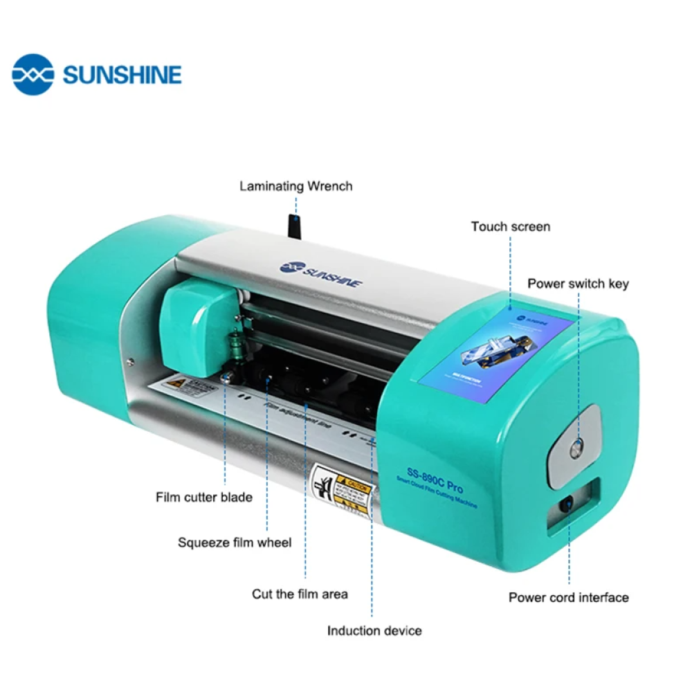 Sunshine SS-890C Pro Screen Protector Cutting Film Machine For 12.9 inch