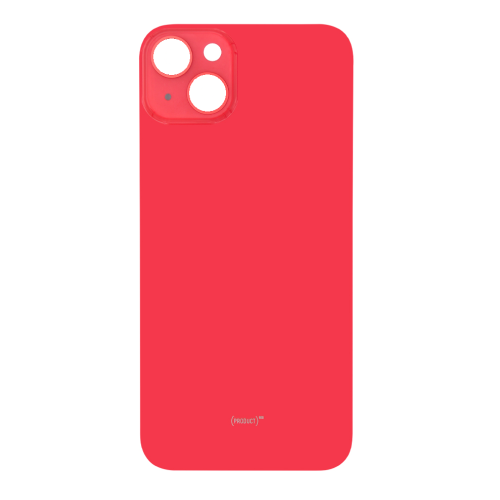 For iPhone 14 Plus Extra Glass Red (Enlarged Camera Frame)