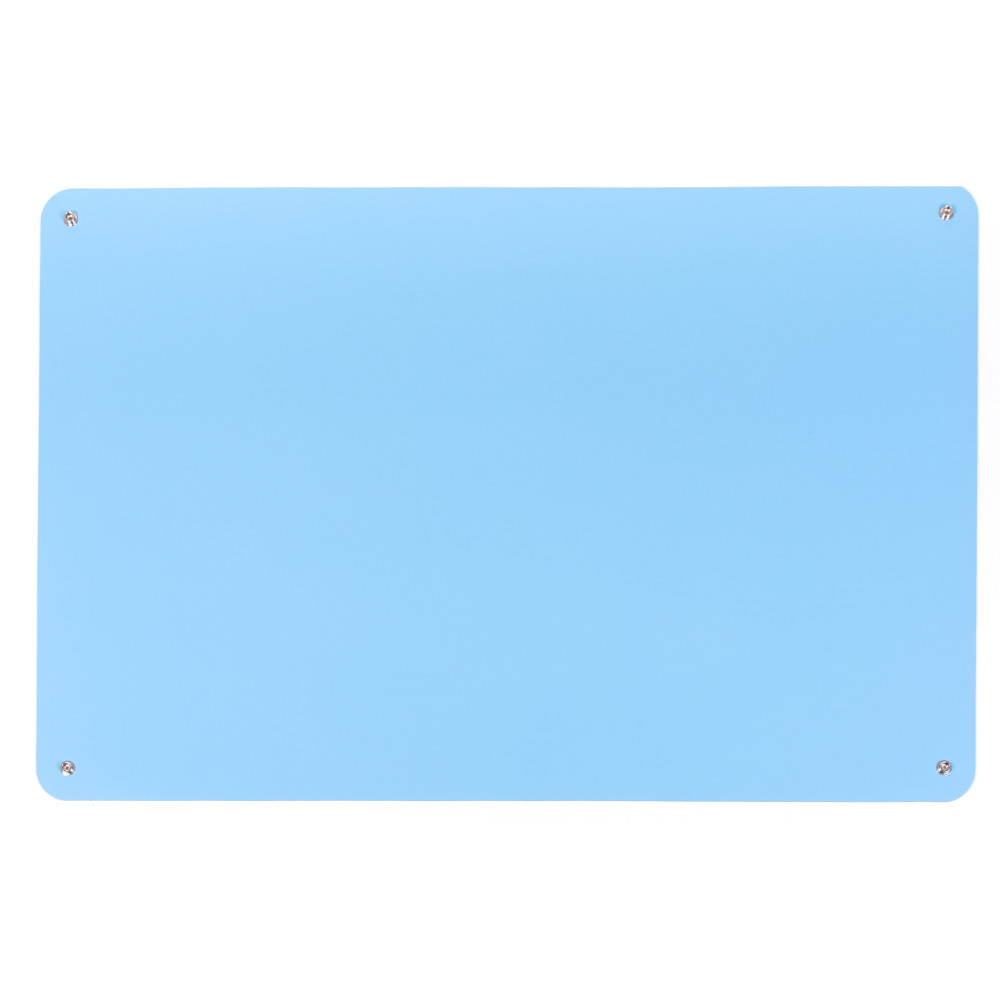 Premium ESD rubber table mat with 4x10mm studs 900mm x 610mm Blue