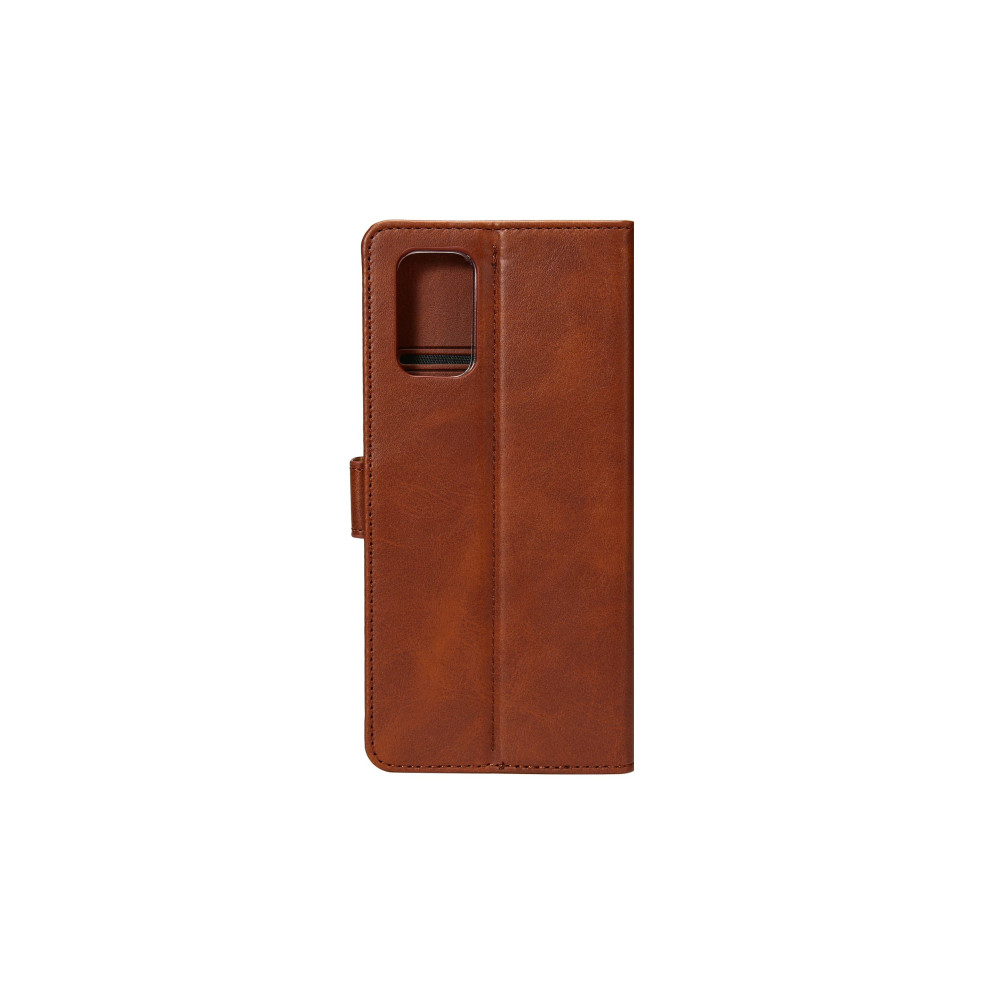 Rixus Bookcase For Samsung Galaxy S7 Edge (SM-G935F) - Brown
