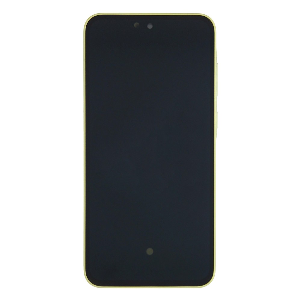 Samsung Galaxy A35 5G A356B Display And Digitizer With Frame Yellow Pre Assembled