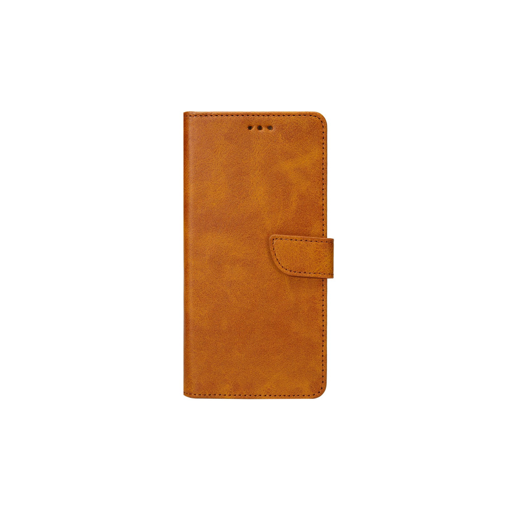 Rixus Bookcase For iPhone XS Max 6.5 - Light Brown