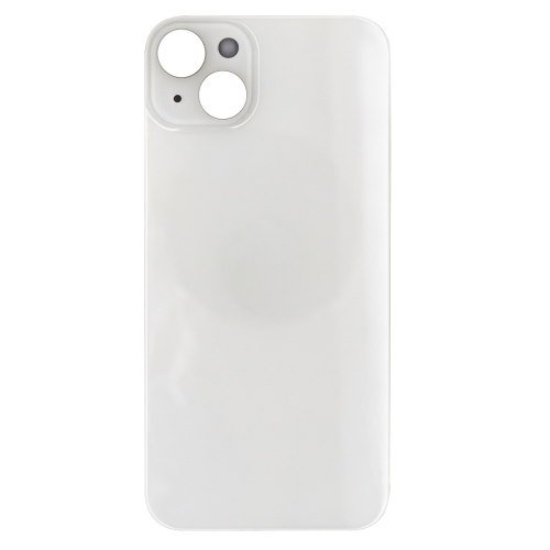 For iPhone 14 Plus Extra Glass White (Enlarged Camera Frame)