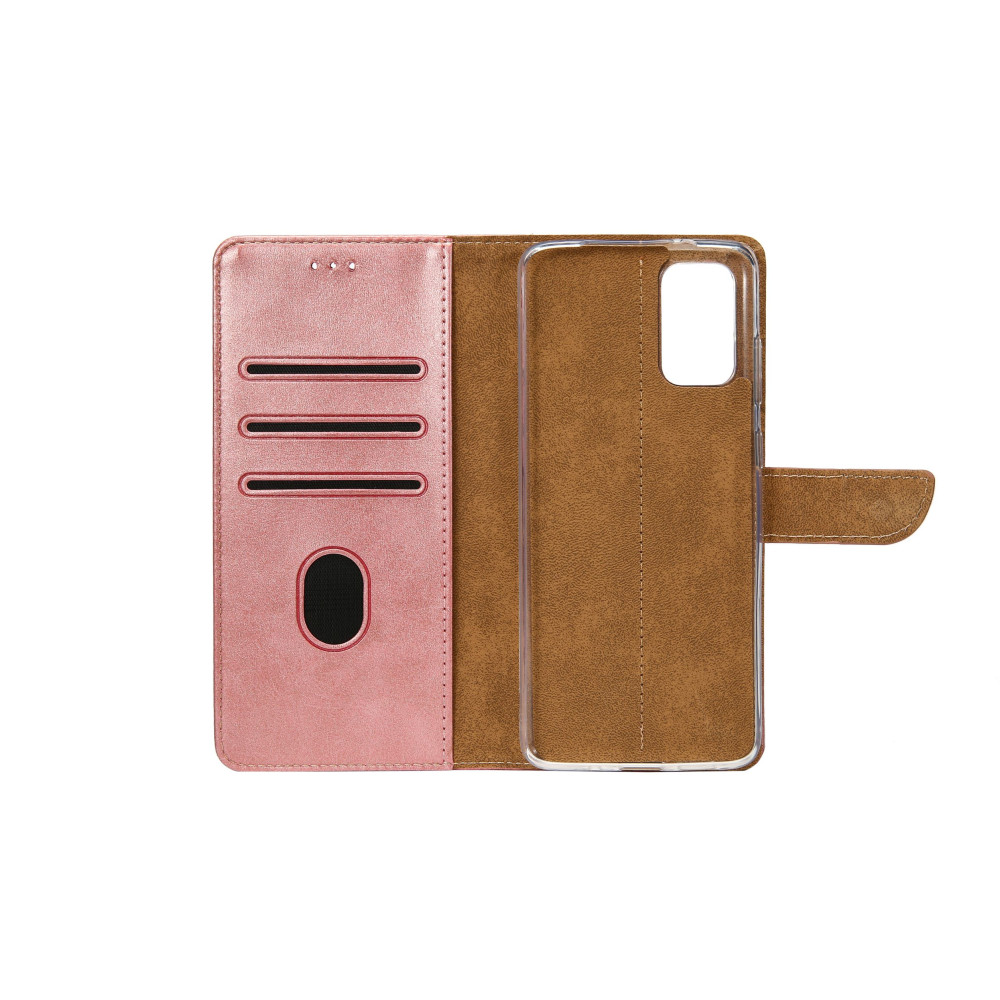 Rixus Bookcase For Samsung Galaxy S10 (SM-G973F) - Pink