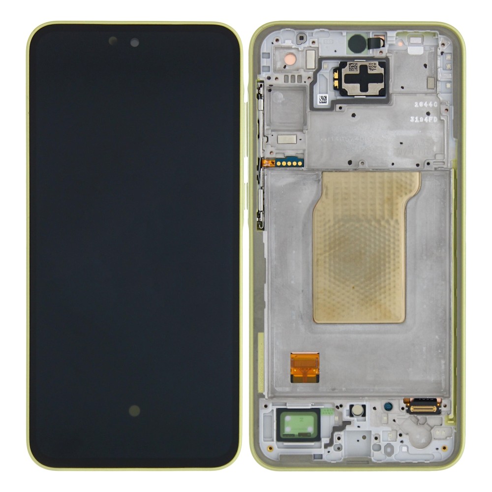 Samsung Galaxy A35 5G A356B Display And Digitizer With Frame Yellow Pre Assembled