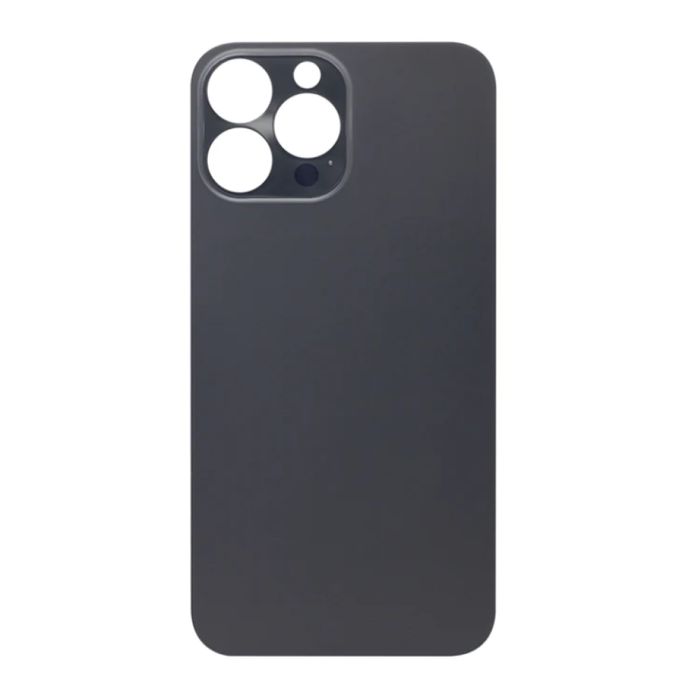 For iPhone 13 Pro Max Extra Glass Graphite Black (Enlarged Camera Frame) (excl. Logo)